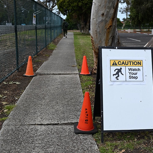 Public Park Uneven Concrete Lifting and Leveling